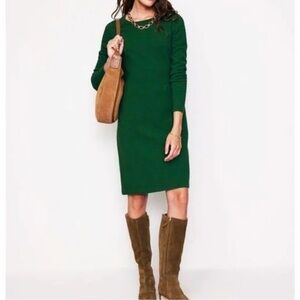 Boden Green Long Sleeve Dress